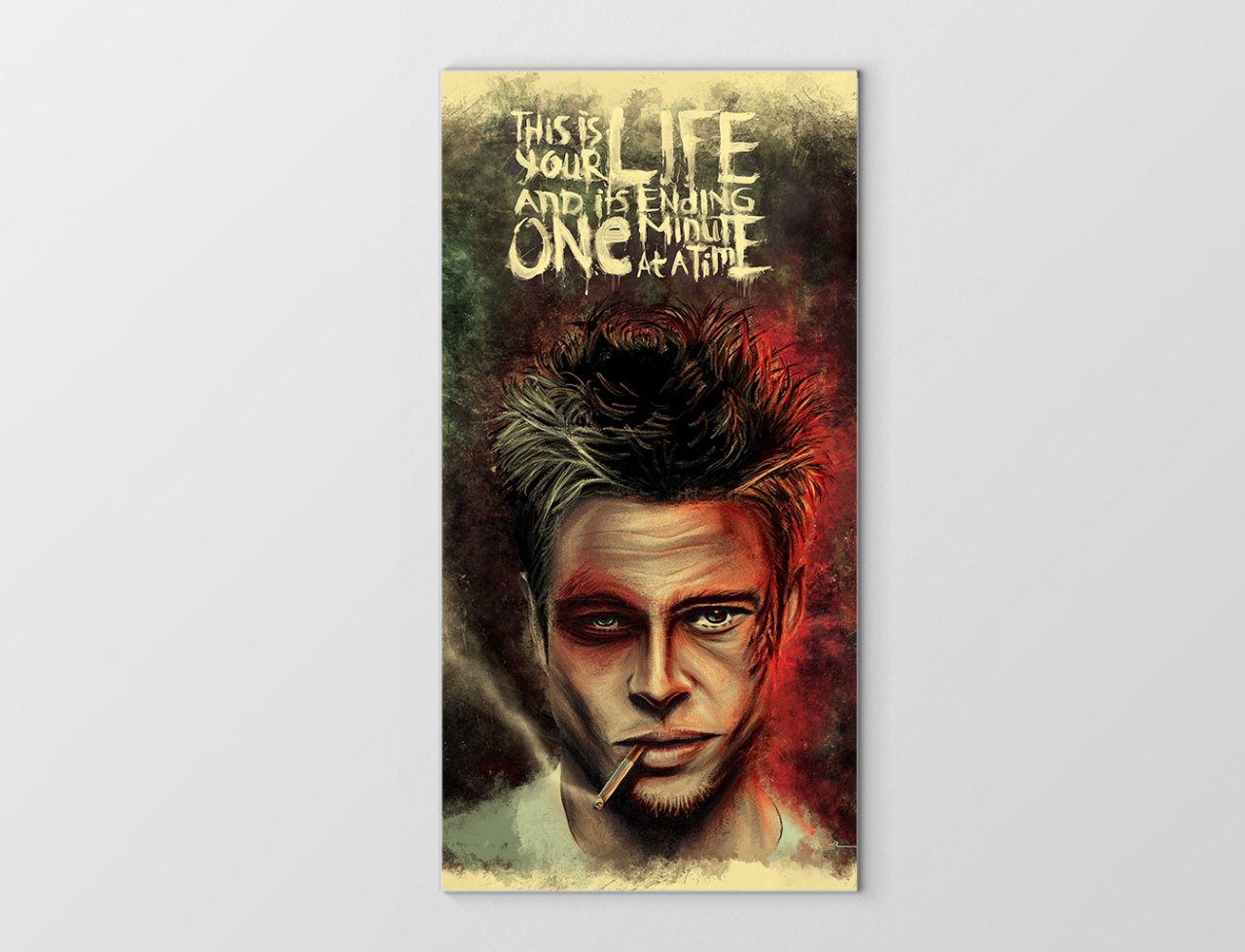 Fight Club Tablosu Çerçevesiz - 50x90
