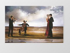 Müzisyenler ve Çift Tablosu Çerçevesiz - 50x90