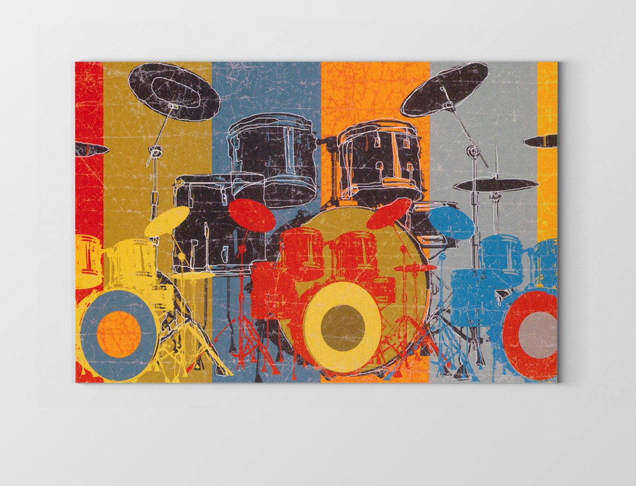 Enstrümanlar Reprodüksiyon Tablosu Çerçevesiz - 40x60