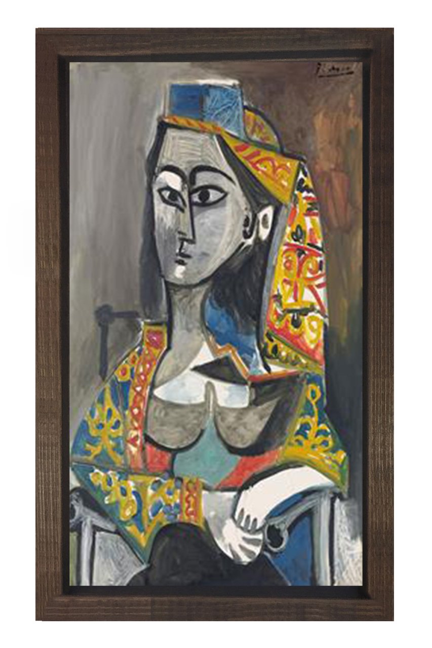 Woman With Turk Costume  Tablosu
