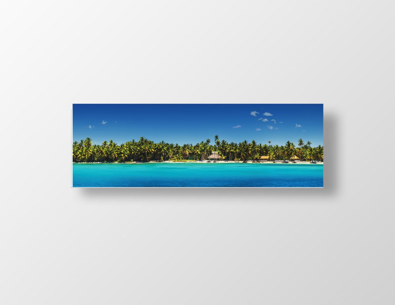 Tropikal Kıyı Tablosu Çerçevesiz - 150x50