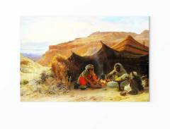 Bedevi Çadırı Tablosu Çerçevesiz - 40x60