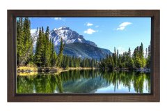 Muhtesem Doğa Manzarası Tablosu Kahverengi Ahşap - 50x70