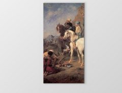 Çölde Konaklama Tablosu Çerçevesiz - 45x30