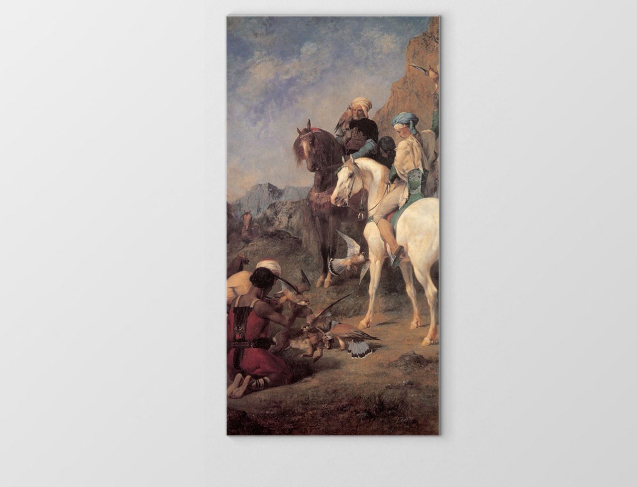Çölde Konaklama Tablosu Çerçevesiz - 50x90