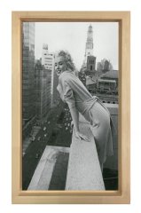 Marilyn Monroe Tablosu Naturel Ahşap Çerçeve - 50x90