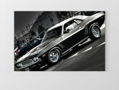 Classic American Muscle Cars Tablosu Çerçevesiz - 70x100