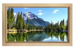 Muhtesem Doğa Manzarası Tablosu Naturel Ahşap - 70x100