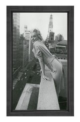 Marilyn Monroe Tablosu Siyah Ahşap Çerçeve - 50x70