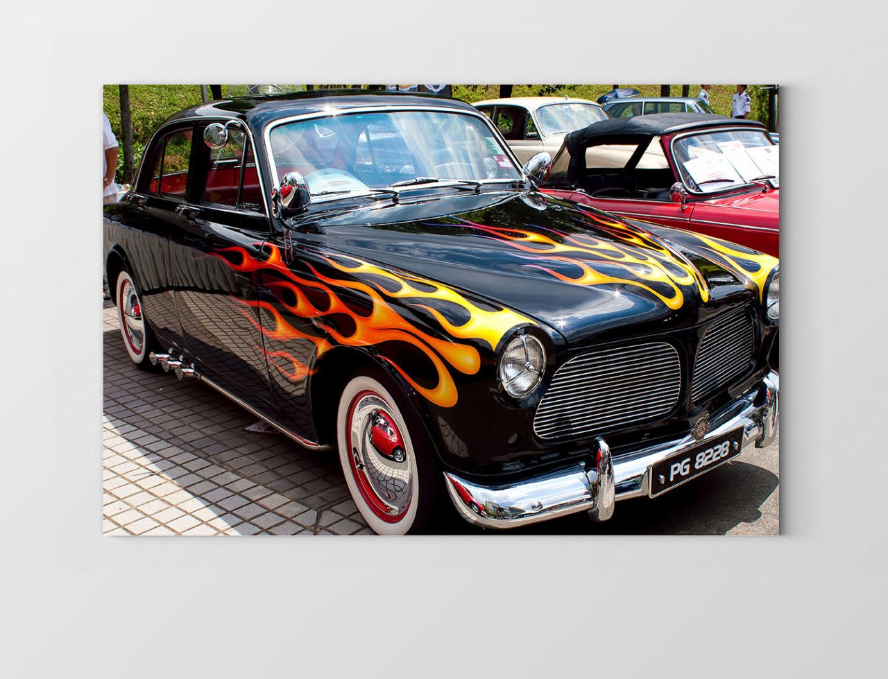 Volvo Amazon Tablosu Çerçevesiz - 45x30