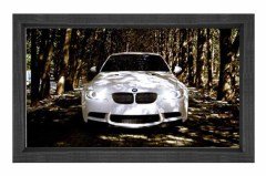 Bmw 3.20d Tablosu Siyah Ahşap Çerçeve - 40x60