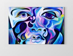 Soyut Reprodüksiyon Tablosu Çerçevesiz - 40x60