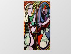 Aynadan Önce Kadın Tablosu Çerçevesiz - 50x70