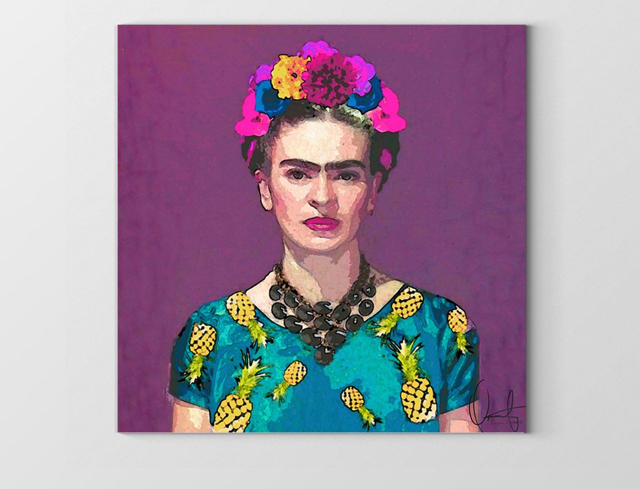 Frida Kahlo Çerçevesiz - 100x100