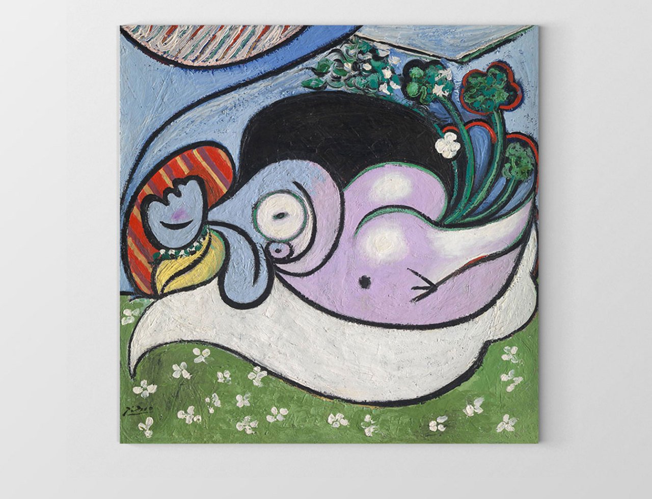 Pablo Picasso Tablosu Çerçevesiz - 90x90