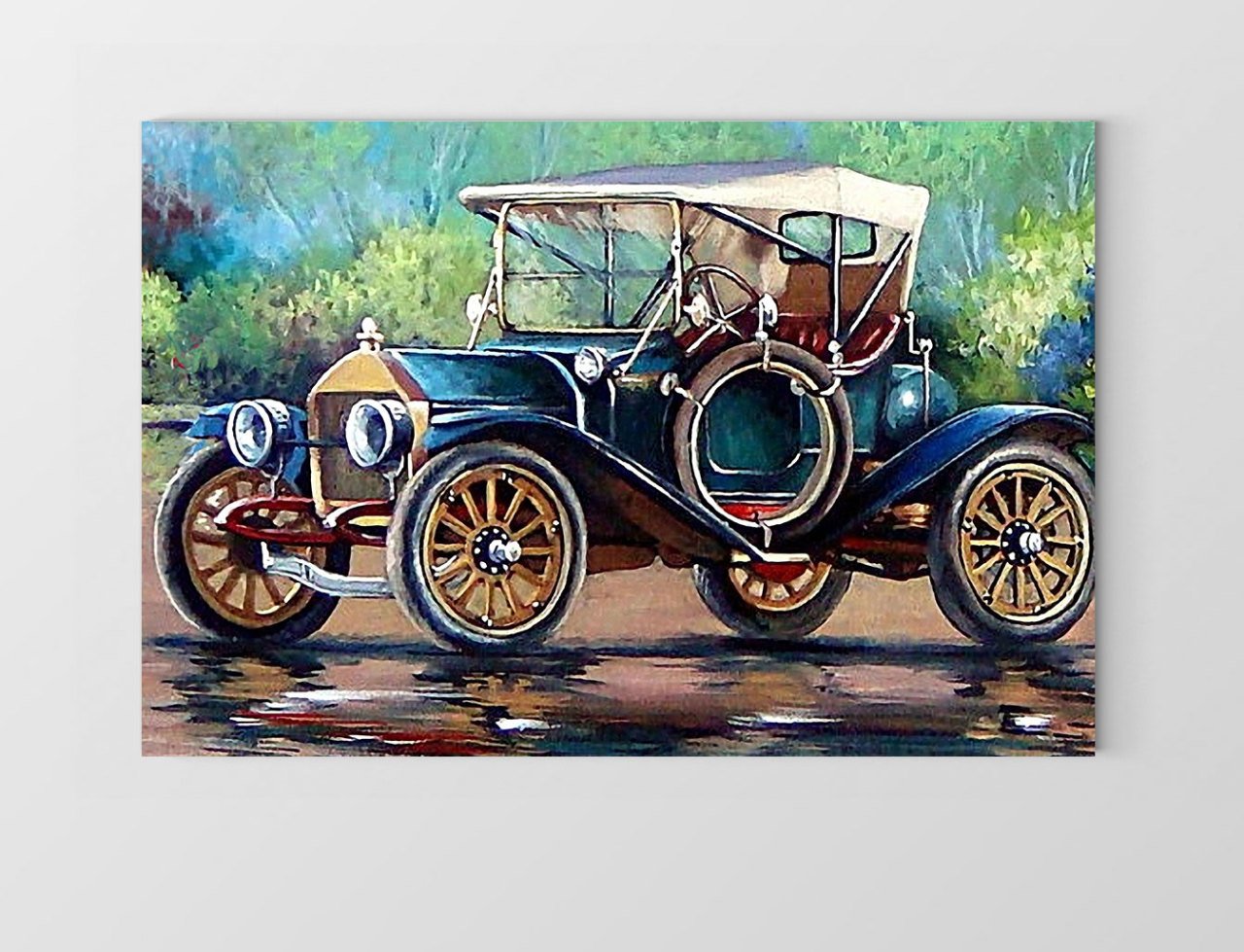 Old Car Tablosu Çerçevesiz - 50x70