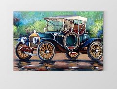 Old Car Tablosu Çerçevesiz - 50x70