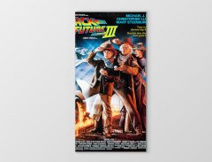 Geleceğe Dönüş Film Afişi Tablosu Çerçevesiz - 70x100