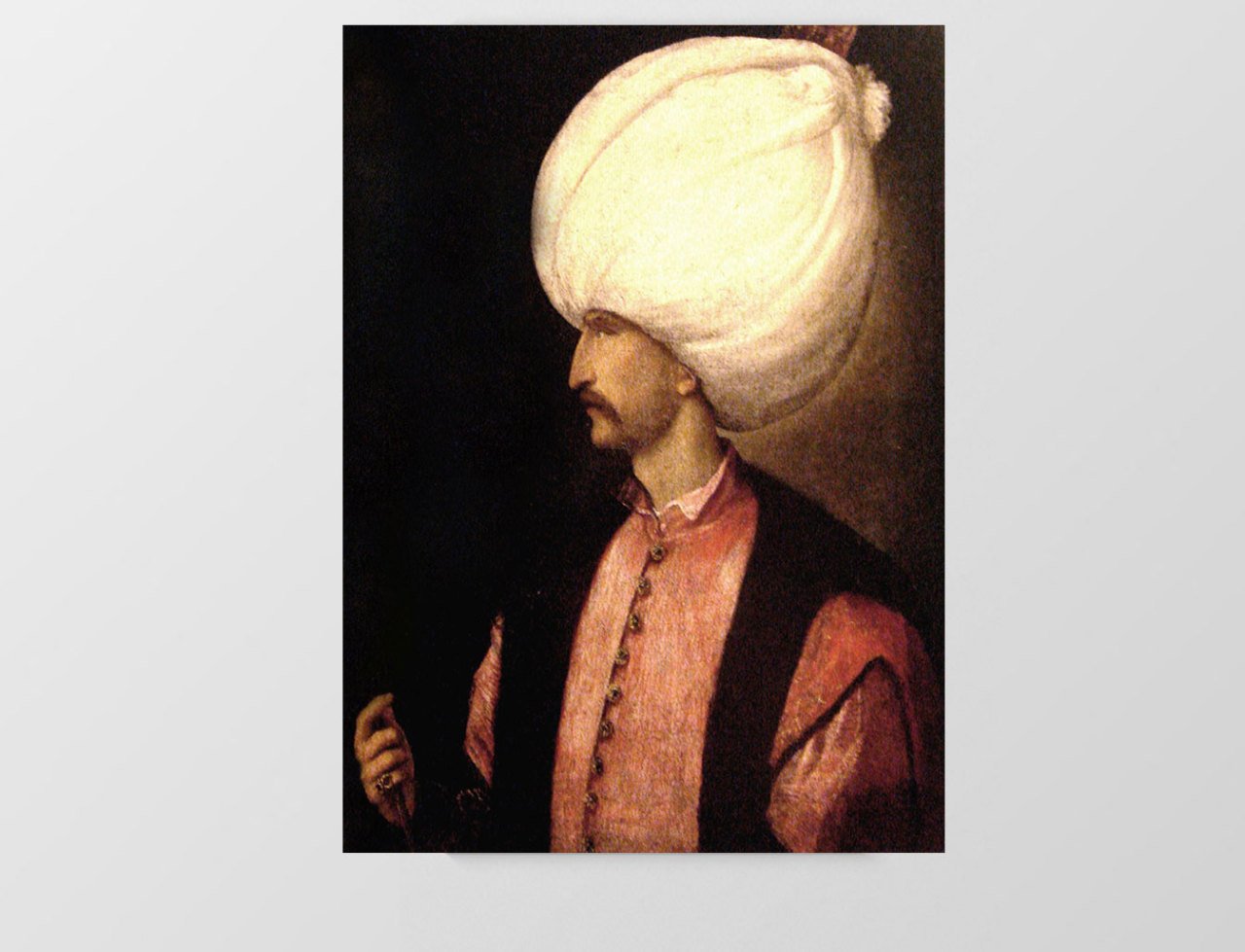 Sultan Süleyman Tablosu Çerçevesiz - 100x150