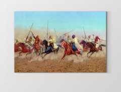 Çöl Taaruzu Tablosu Çerçevesiz - 50x90