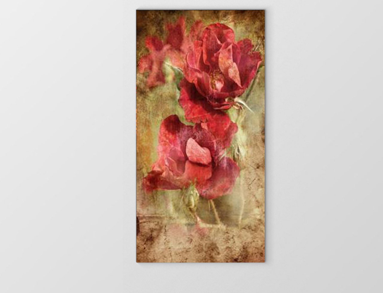 Gelincikler Tablosu Çerçevesiz - 50x70