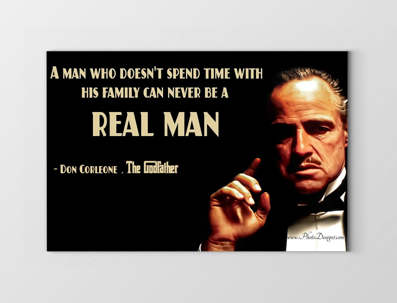 The Godfather  Tablosu Çerçevesiz - 40x60