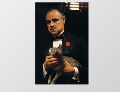 The God Father  Tablosu Çerçevesiz - 45x30