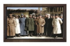 Atatürk Kurmarlarıyla Tablosu Çerçevesiz - 50x90
