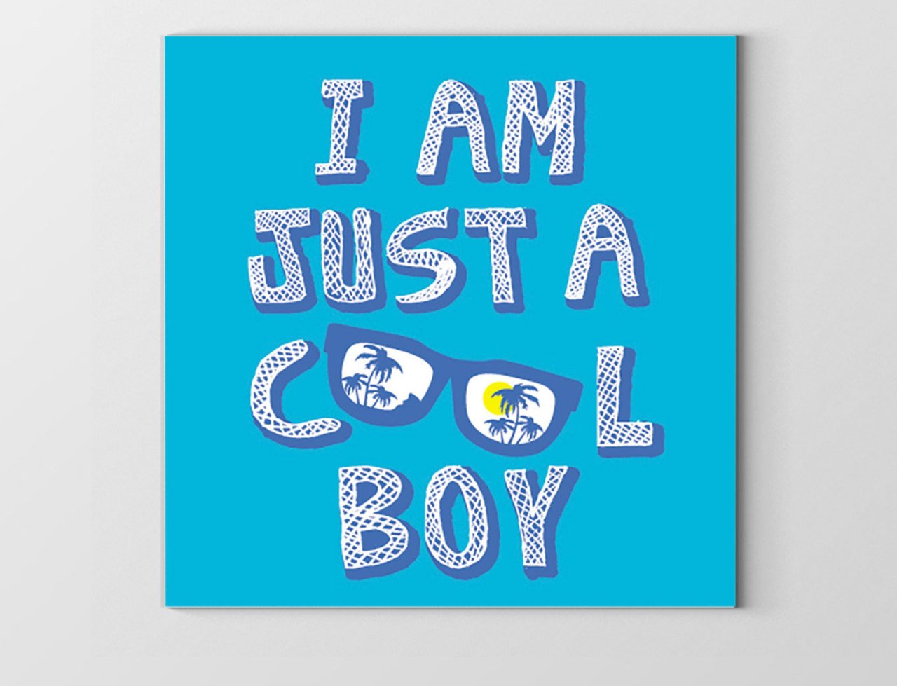 Cool Adamım Tablosu Çerçevesiz - 70x70