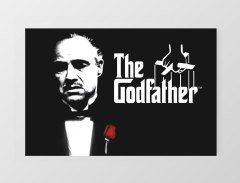 The God Father  Tablosu Çerçevesiz - 100x150