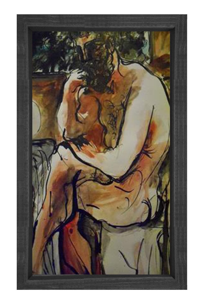 Modern art Tablosu Siyah Ahşap Çerçeve - 100x150