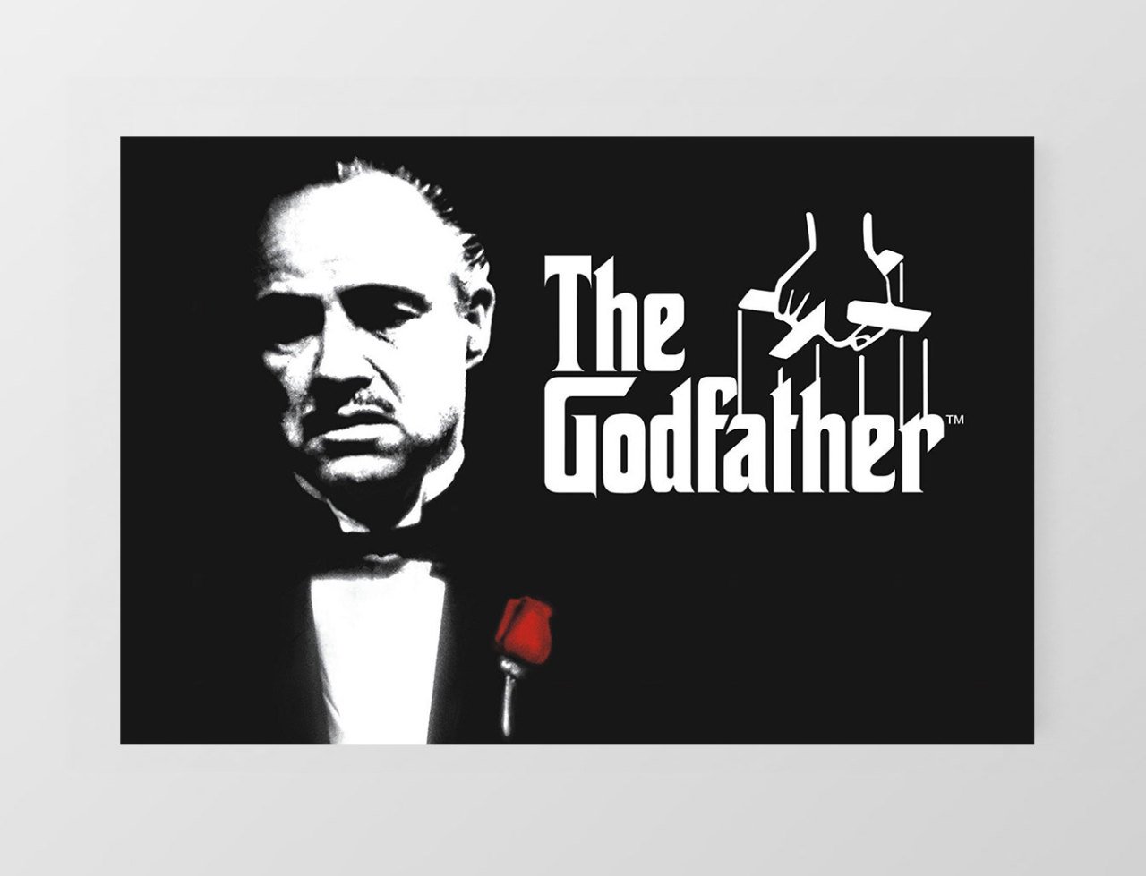 The God Father  Tablosu Çerçevesiz - 70x100