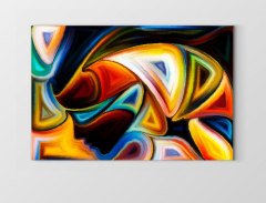 Soyut Reprodüksiyon Tablosu Çerçevesiz - 100x150