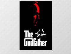 The God Father  Tablosu Çerçevesiz - 40x60