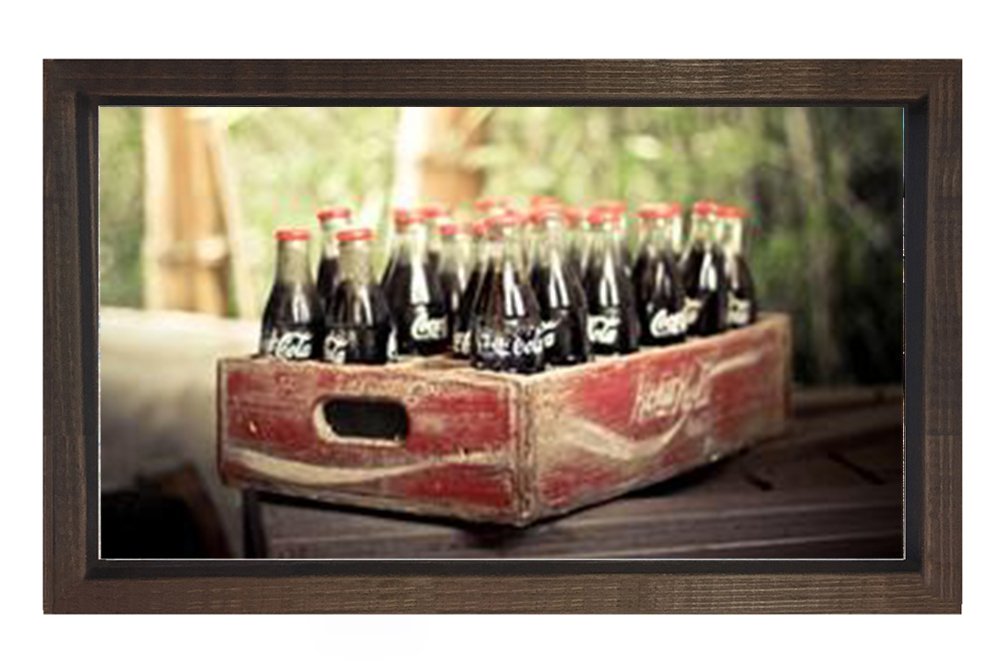 Coke Colalar  Tablosu Kahverengi Ahşap - 70x100