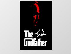 The God Father  Tablosu Çerçevesiz - 50x70