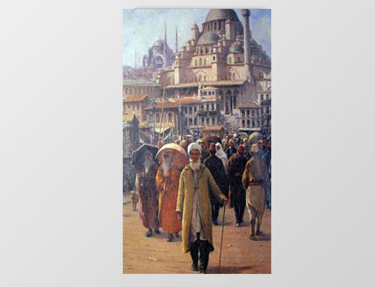 Osmanlı İstanbulu Tablosu Çerçevesiz - 40x60