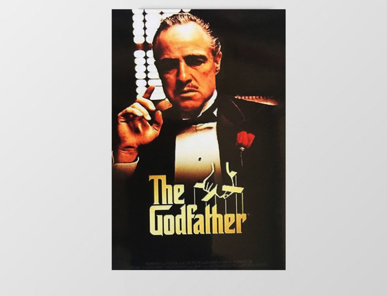 The God Father  Tablosu Çerçevesiz - 50x70