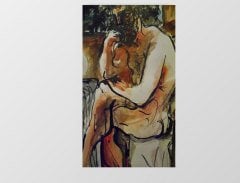Modern art Tablosu Çerçevesiz - 100x200