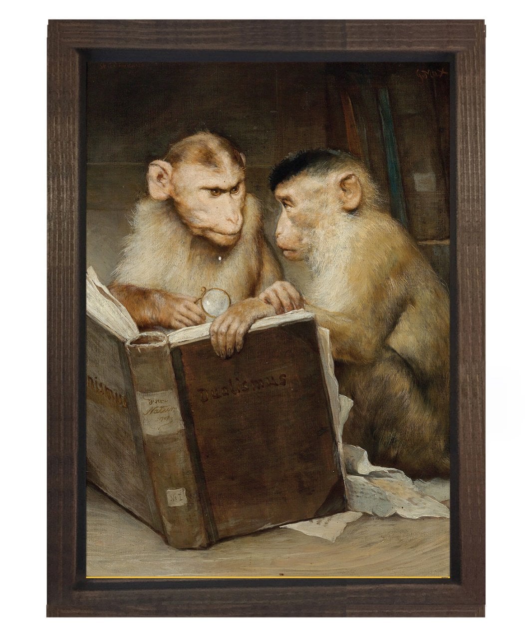 Gabriel von Max - The Scholars Tablosu