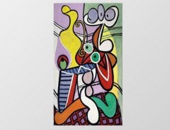 Great Still life on pedestal Tablosu Çerçevesiz - 100x150