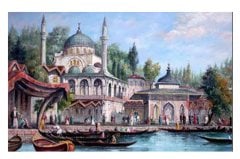 Sandal Gezisi Tablosu Çerçevesiz - 40x60