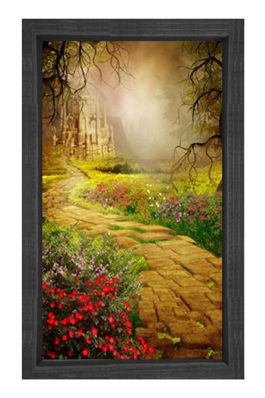 Masal Yolu Tablosu Siyah Ahşap Çerçeve - 50x70
