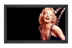 Marilyn Monroe Tablosu Siyah Ahşap Çerçeve - 50x70