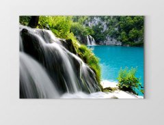 Küçük Pınarlar Ve Göl Tablosu Çerçevesiz - 50x90