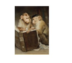 Gabriel von Max - The Scholars Tablosu Çerçevesiz - 100x150