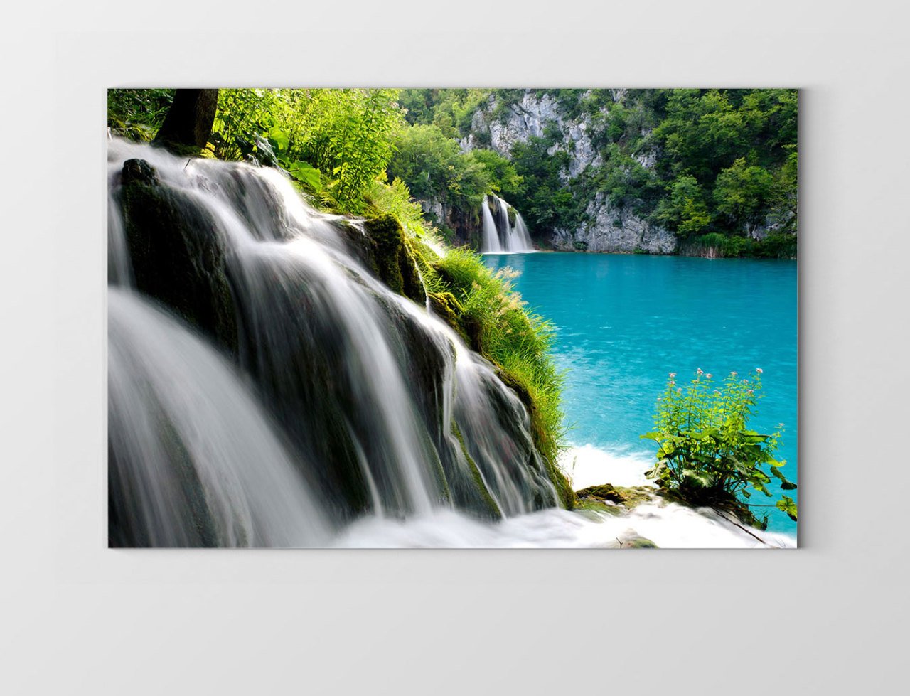 Küçük Pınarlar Ve Göl Tablosu Çerçevesiz - 70x100