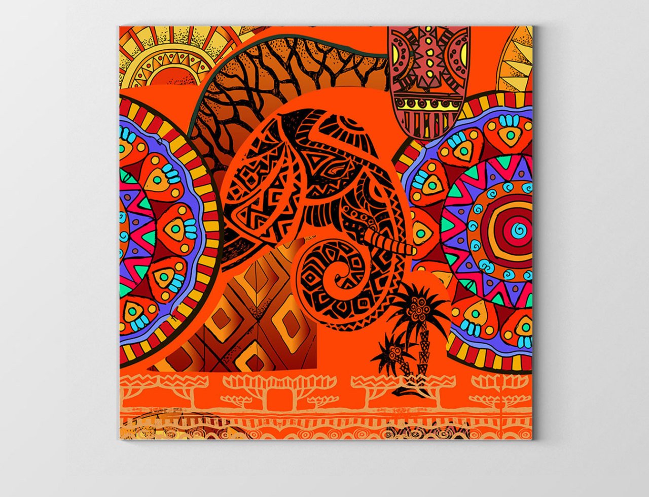 Hint Deseni Tablosu Çerçevesiz - 30x30