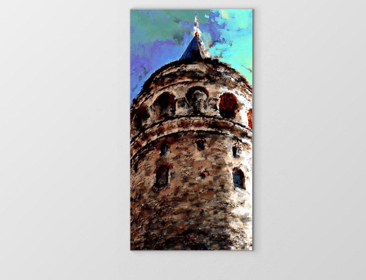 Galata Kulesi Tablosu Çerçevesiz - 50x90