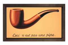 Pipo Kahverengi Ahşap Çerçeve - 50x70